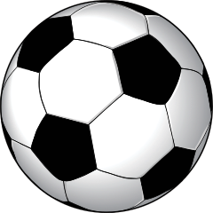 Soccer Ball Printed Full Color Sticker