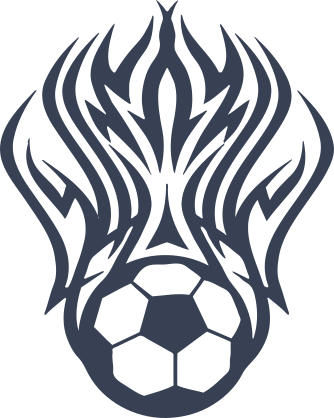 Soccer Ball With Flames Sticker