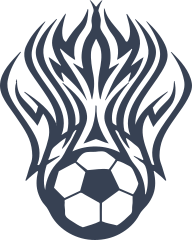 Soccer Ball With Flames Sticker