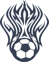 Soccer Ball With Flames Sticker