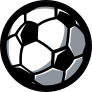 Soccer Ball with Highlights Sticker