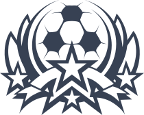 Soccer Ball With Stars Design Sticker