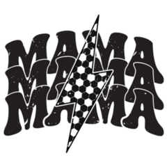 Soccer Mama Lightning Sticker