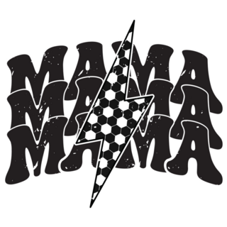 Soccer Mama Lightning Sticker