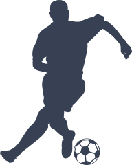 Soccer Player After Kick Sticker