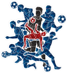 Soccer Team Composition Sticker