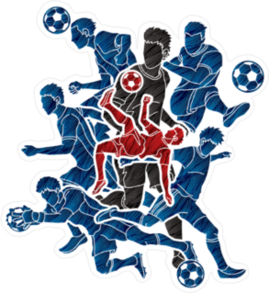 Soccer Team Composition Sticker