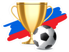 Soccer Trophy Sticker