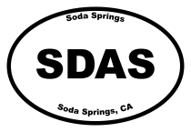 Soda Springs Oval Sticker