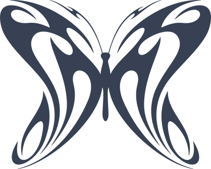 Soft Butterfly In Flames Sticker