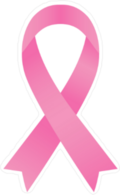 Soft Pink Ribbon Sticker
