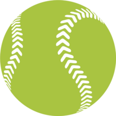 Softball Baseball Icon Sticker