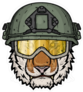 Soldier Tiger Sticker