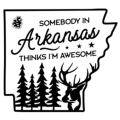Somebody In Arkansas Thinks Im Awesome Sticker