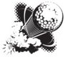 Sonic Boom Golf Ball Sticker