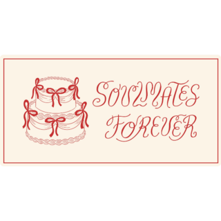 Soulmates Coquette Sticker