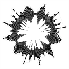 Sound Wave Effect Sticker