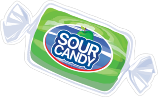 Sour Apple Candy Sticker