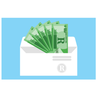 South African Rand Banknotes Sticker