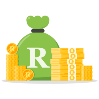 South African Rand Bundle Sticker