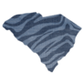 South Carolina With Safari Tiger Print Sticker