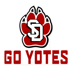 South Dakota Coyotes NCAA Logo Sticker