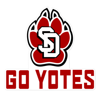 South Dakota Coyotes NCAA Logo Sticker