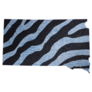 South Dakota In Zebra Skin Print Sticker