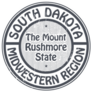 South Dakota  Midwestern Region Mount Rushmore Sticker