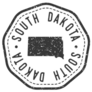 South Dakota Postal Passport Seal Sticker