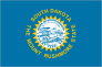 South Dakota Sd State Flag Sticker