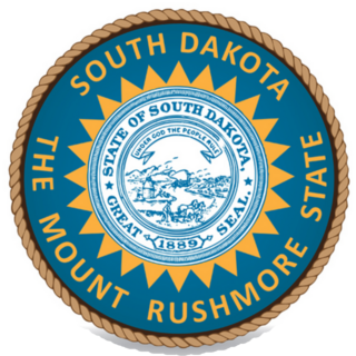 South Dakota Seal Round Sticker