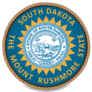 South Dakota Seal Round Sticker