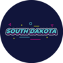 South Dakota Typography Sticker