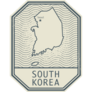 South Korea Badge Sticker
