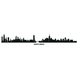 South Korea City Sticker