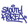 South Korea Graffiti Sticker