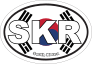 South Korea Kr Flag Oval Sticker