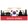 South Korea Landscape Sticker
