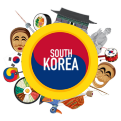 South Korea Nation Sticker