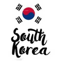 South Korea Sticker