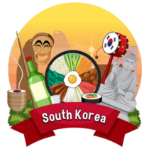 South Korea Symbols Sticker 
