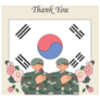 South Korea Thank You Sticker