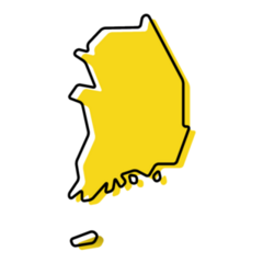 South Korea Yellow Sticker