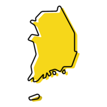 South Korea Yellow Sticker