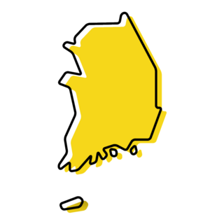 South Korea Yellow Sticker