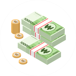 South Korean Won Banknotes Sticker