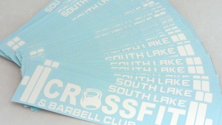 South Lake Crossfit Cut-Out Stickers