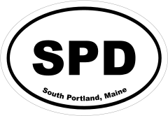 South Portland, Maine Oval Stickers