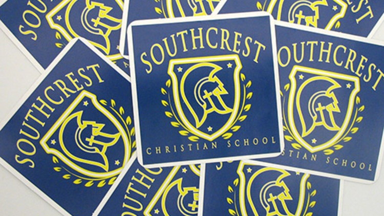 Southcrest Custom Rectangle Stickers